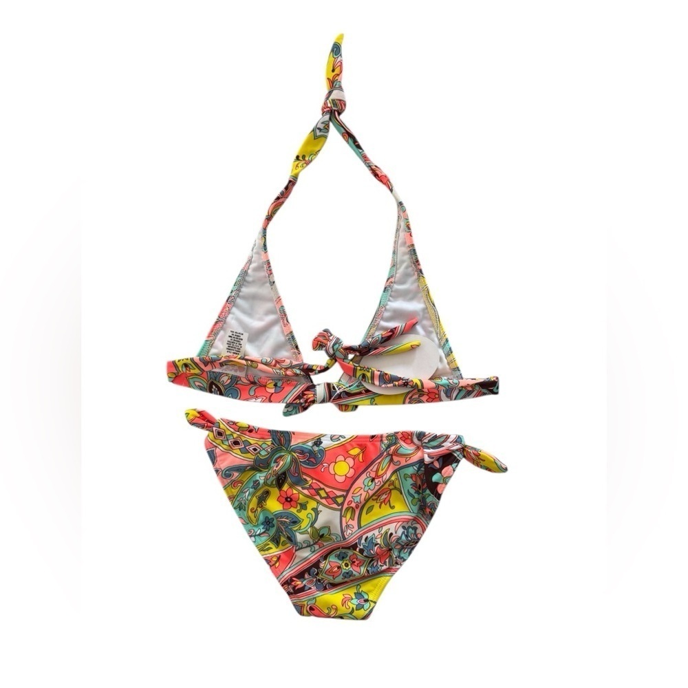 Shoshanna Girls 2 Piece Halter Bikini Swimsuit NWT - Picture 3 of 5
